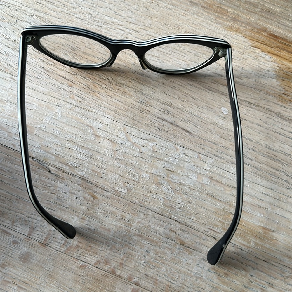 1950s 1960s Vintage CAT EYE Glasses..vintage eyewear. fancy. cat eye. Small - Picture 2 of 11